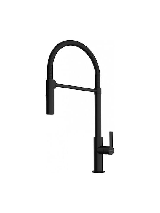 Franke Maris Slim Semi Pro Kitchen Faucet Counter Black
