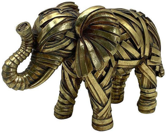 Figurină Decorativă de Masă Fylliana Fl25233 Elefant Culoare Aurie 23x9x16cm Figurină Decorativă de Masă Fylliana Fl25233 Elefant Culoare Aurie 23x9x16cm