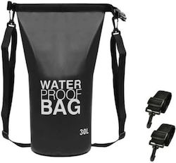 Drybag Backpack Tecos Capacity 30l Black Hiking Water Sports Outdoor Activities Drybag Backpack Tecos Capacity 30l Black Hiking Water Sports Outdoor Activities