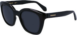 Salvatore Ferragamo Sunglasses Μαύρα with Frame & Black Lens Salvatore Ferragamo Sunglasses Μαύρα with Frame & Black Lens