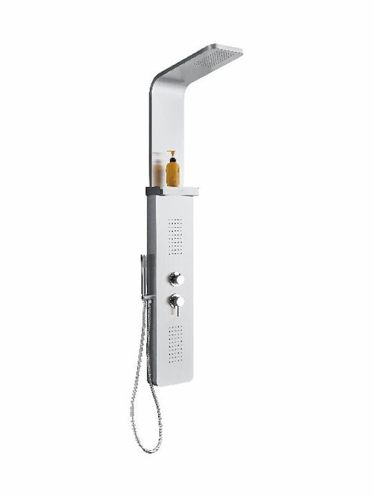 Coloană de duș ACP 160x220cm Hidromasaj Raft & Cap Inox – Finisaj Satinat