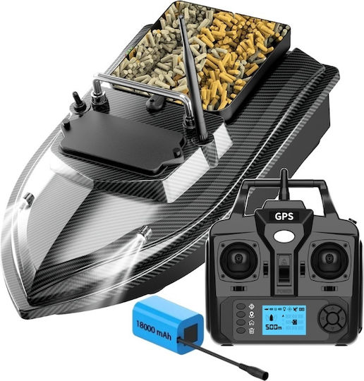 Barcă Plantat Nădit Momit Iuni U06 GPS 18000mAh 500m 2kg 10km/h Telecomandă 2.4GHz