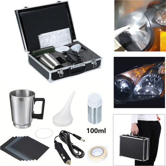 eBest Set Restoration of Car Headlights 100ml 8pcs