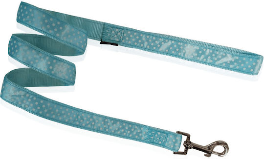 Οδηγός Βόλτας Σκύλου Pet Interest Dog Leash Dots Γαλάζιο Small