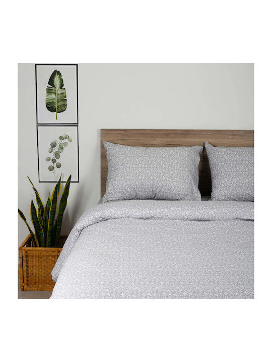 White Fabric Matilda Σετ Σεντόνια King Size 260...