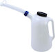 Canistră lichidă cu capac și gura flexibilă pentru ulei 5l