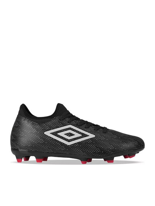 Umbro Veloce Lt Ποδοσφαιρικά Παπούτσια με Τάπες FG Μαύρα