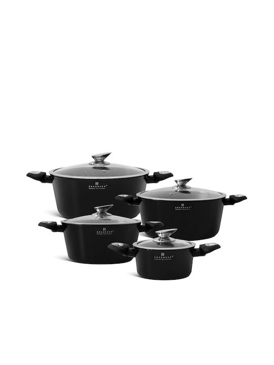 Edenberg Töpfe Set Black 8Stück