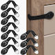 Olympus Cabinet & Drawer Lock with Sticker made of Plastic in Black Color 10pcs