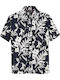 Kids Floral Shirt Short Sleeve Dark Night Navy