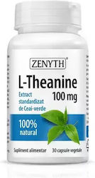 Zenyth Theanine 100mg 30 Κάψουλες Green Zenyth Theanine 100mg 30 Κάψουλες Green