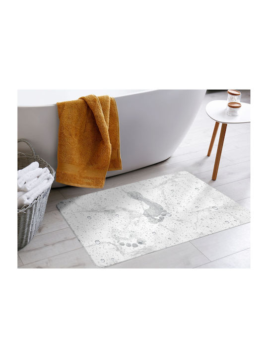 Douceur d'Intérieur Non-Slip Bath Mat Aqua Aqua 40x60cm