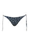 Ditsy Bikini Brazil with Laces Multi
