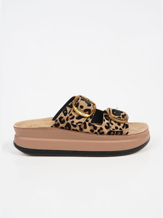 Fantasy Sandals Leather Women's Anatomic Flatfo...