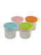 Ninja Plastic Lunch Box Transparent 4pcs