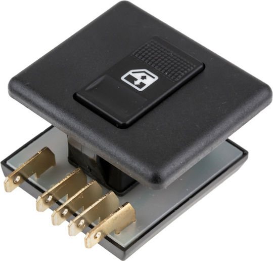 NTY Car Window Switch for Fiat Uno Black
