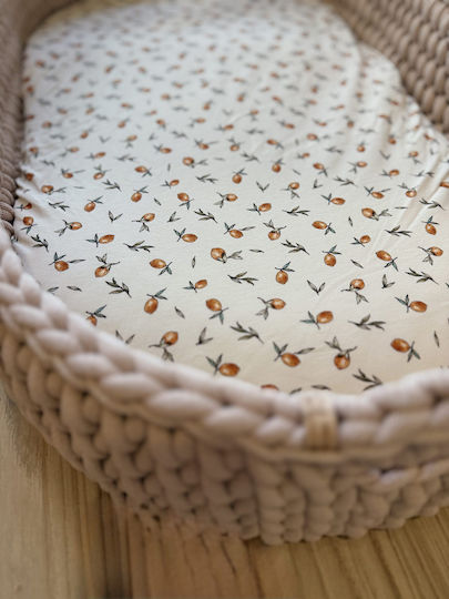 Grandes Suenos Beige Fitted Baby Sheets 40x80cm