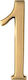 Zogometal Numbers 930 No 1 Matte Gold