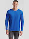 Men's Iconic 195 Ringspun Premium D R Royal Blue T-shirt Size 2xl