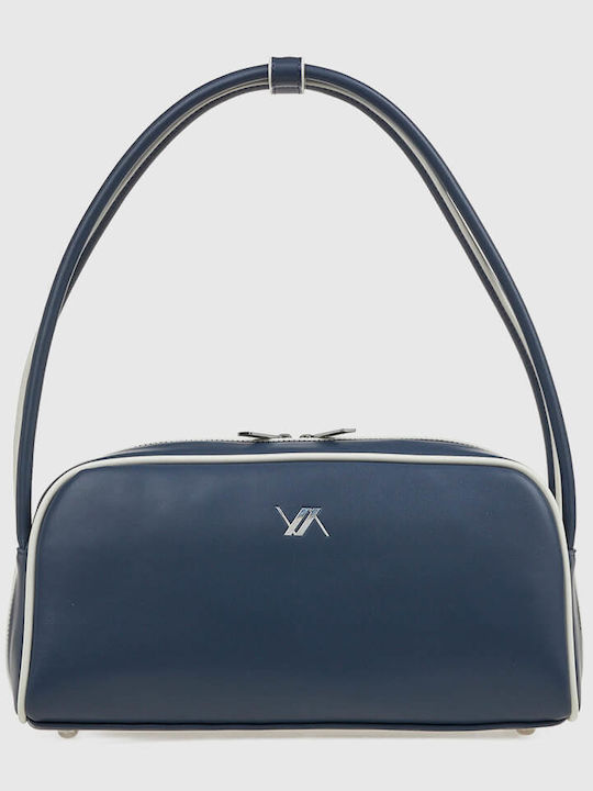 Damentasche Schultertasche Blau