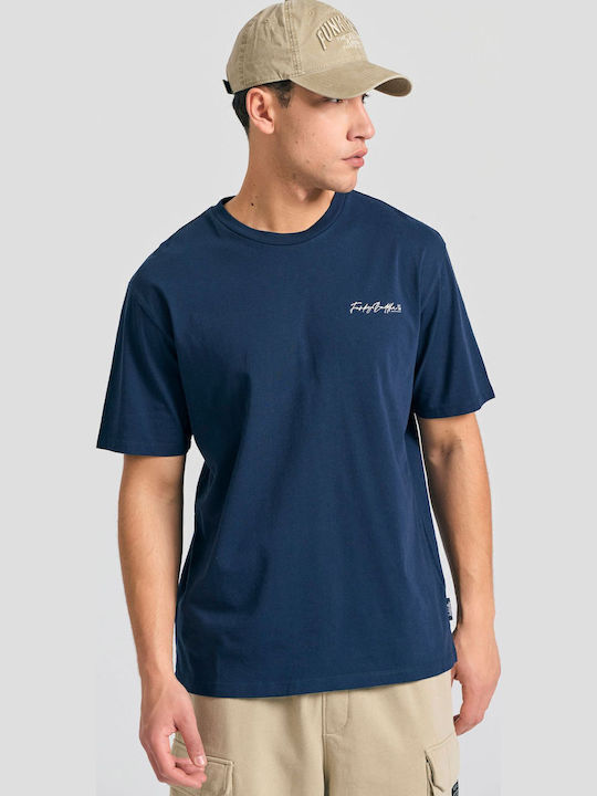 Funky Buddha T-shirt Navy Μπλε