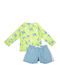 Zoocchini Kids Swimwear Swimwear Set Green