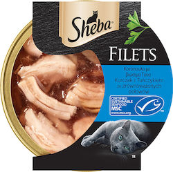 Sheba Filets Huhn & Thunfisch 60g