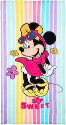 Πετσέτα Παραλίας Κορίτσι Minnie Mouse-ye18198-multicolor Πετσέτα Παραλίας Κορίτσι Minnie Mouse-ye18198-multicolor