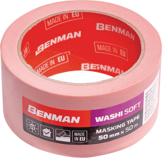 Masking Tape Washi Soft Benman 50mmx50m 40577 40577