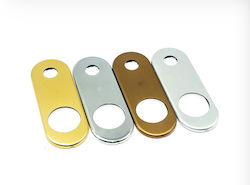 Securemme Zierplatte 62x170mm Nickel