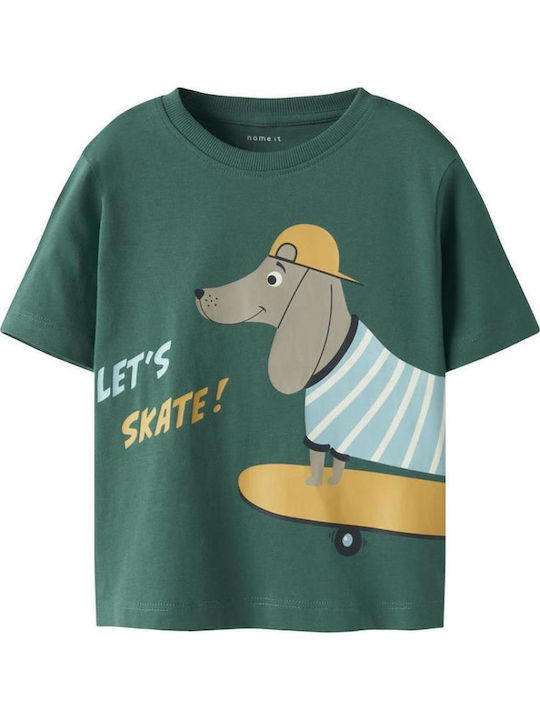 Name It Kids' Shirt Short Sleeve Deep Jungle