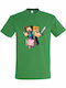 Παιδικό T-shirt Green Minecraft Characters Ready To Take Action 7079807