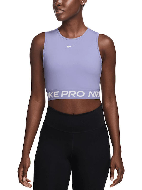 nike lilac crop top