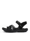 Reggae Slim Sandale Sporty de Damă Negre