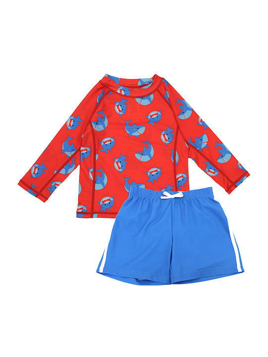 Zoocchini Kids Swimwear Swimwear Set Red