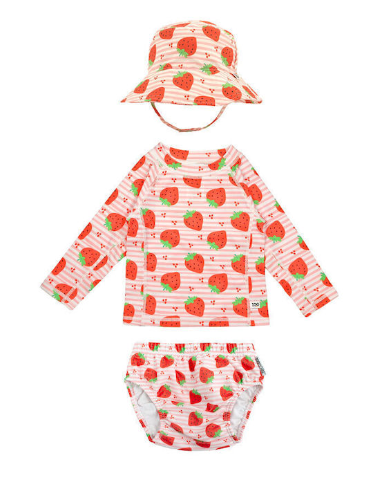 Zoocchini Kids Swimwear Swimwear Set with Hat S...