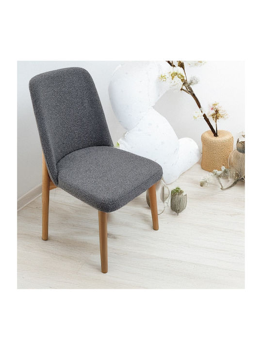 Oscar Dining Chair Dark Grey 48x50x91 cm