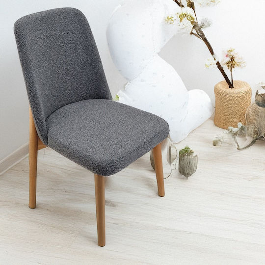Oscar Dining Chair Dark Grey 48x50x91 cm