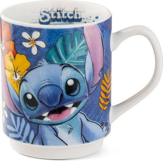 Disney Stitch Κούπα Κεραμική Μπλε 350ml