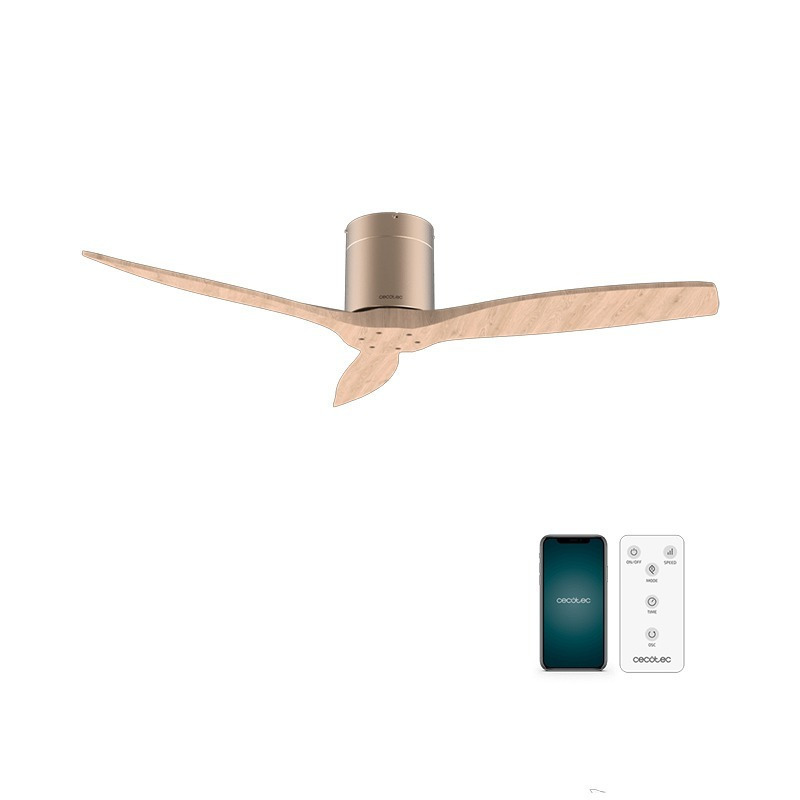 CecotecEnergySilenceAero5500AquaΑνεμιστήραςΟροφής132cmμεΦωςΚαφέ/Μπρούτζινος