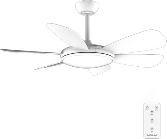 Cecotec EnergySilence Aero 5200 Pro Таванен Вентилатор 132см с Осветление Черен