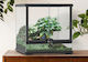 Aquatlantis AquaTerrarium Ενυδρείο Ερπετών Terrarium Μαύρο 45x45x45cm