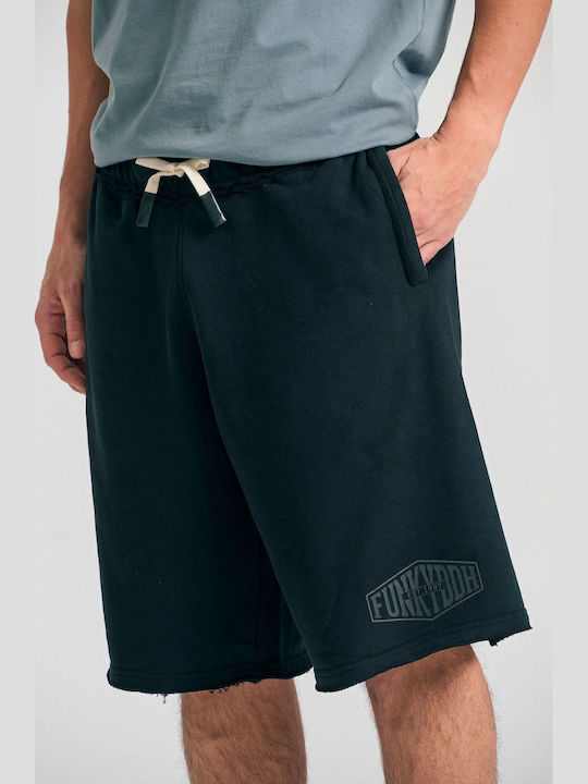 Funky Buddha Men's Athletic Shorts Black