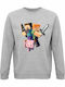 Παιδικό Φούτερ Grey Melange Minecraft Characters Ready To Take Action