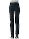 Damen Stoff Hose Schwarz