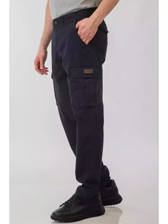 Double Pantaloni Elastic Marina
