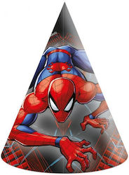 Χάρτινα Καπέλα Spiderman 6 Τεμ