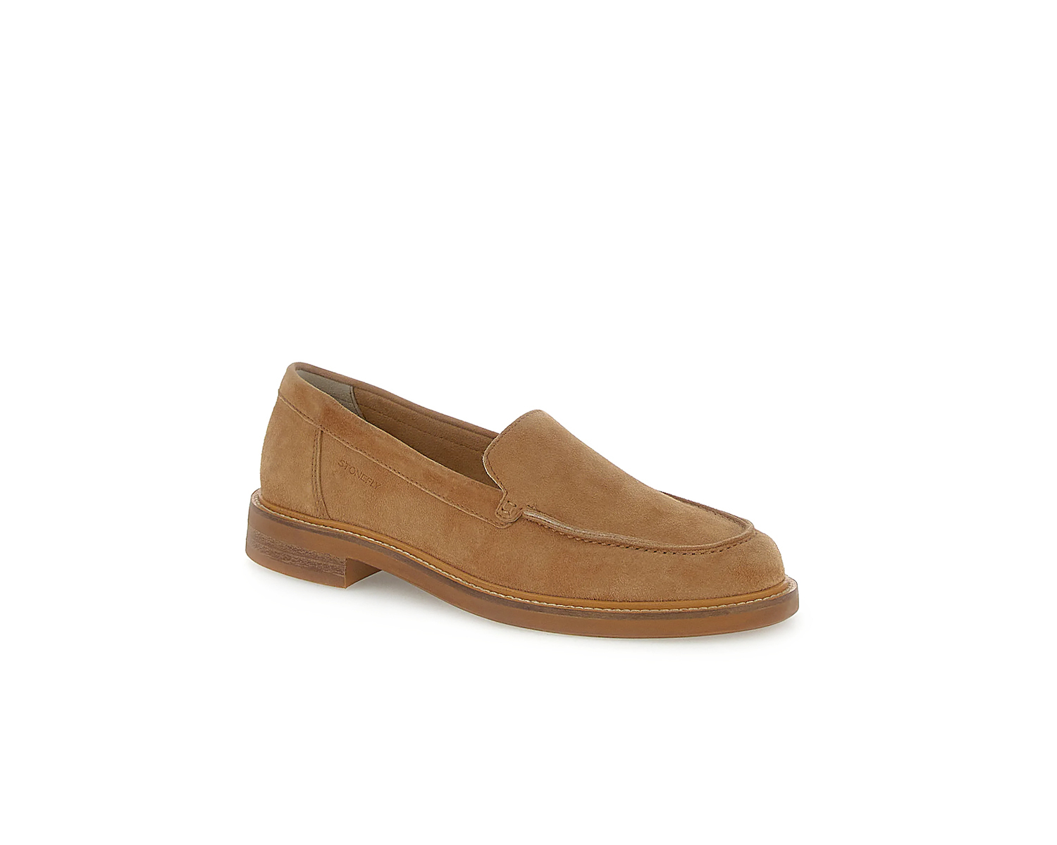 Stonefly Leather Women's Loafers in Brown Color 221021BGW