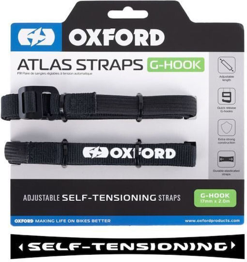 Atlas G-hook Strap 17mm X 2.0m Black Oxford
