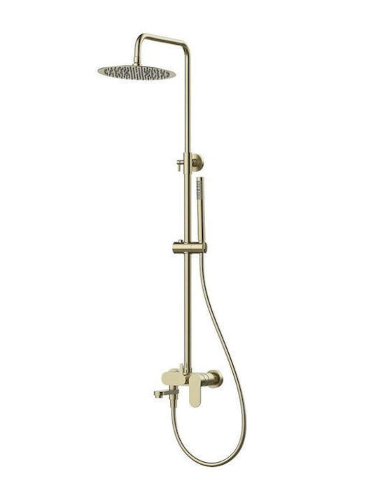 Sparke Duschsäule Folice-09 Gold